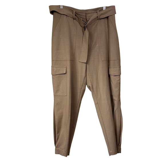 Banana Republic HIgh Rise Tapered Cargo Pant, tan, year round, capsule wardrobe - Picture 1 of 7